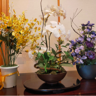 (お取引中)造花3点セット　差し上げます。の画像