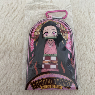 【竈門禰豆子】新品　鬼滅の刃　リール付きキーケース