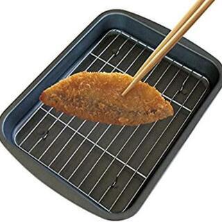 和平フレイズ 天ぷらバット エブリック 大 アミ付 ふっ素樹脂加工 ER-7576

の画像