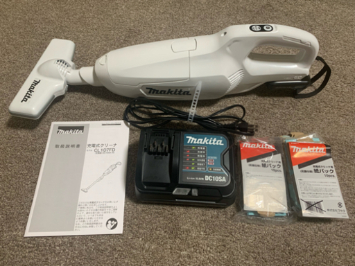 マキタ　makita 掃除機　充電式クリーナー　CL107FD