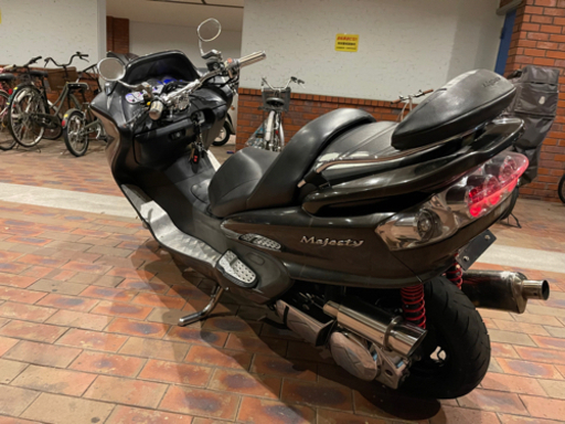 【YAMAHAマジェスティーc】SG03J 大人カスタム　好調　カーボンマスク