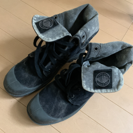 カッコいい　スニーカー　黒　27