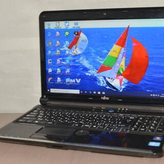 最新Windows10+office 爆速 新品SSD256GB 富士通 LIFEBOOK AH56/D i5-2520M/4GB/ブルーレイ/無線/USB3.0/Webカメラ/便利なソフト多数