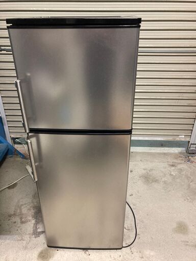 2019年製 アズマ ステンレス冷凍冷蔵庫 136L 2ドア MR-ST136A 動作品