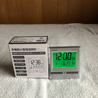 ノア精密株式会社　多機能電波時計　新品