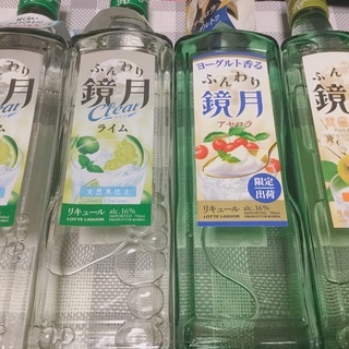鏡月ボトル４本です。