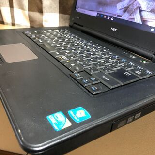彡ＮＥＣ新品ＳＳＤ２４０ＧＢ/ＷｅｂカメラＵＳＢ接続付き・超高速ｉ３/ブラック/Win10 64bit/Office2019付/15.6ｲﾝﾁ/メモリ４ＧＢ/無線/DVD・ＣＤ再生ソフト付　No.2108013の画像