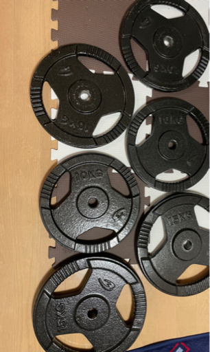 プレート10kg×4 15kg×2 トレーニング