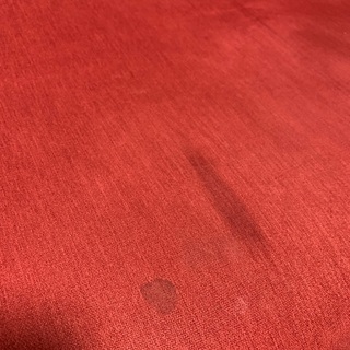 ソファ　2人掛け　赤色の画像