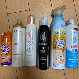 コンディショナー、エアーダスターなどの画像