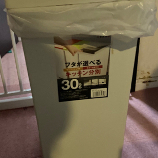 30ℓゴミ箱ピンク