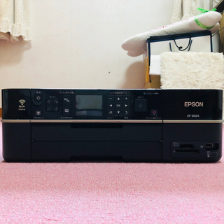 【中古品】 EPSON EP-802A＋新品インク6個付きセット
