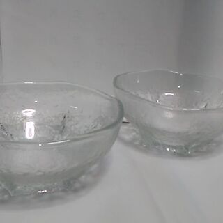 ガラス鉢　中鉢　麺鉢