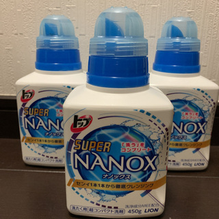 NANOX 洗濯洗剤 本体×3本の画像