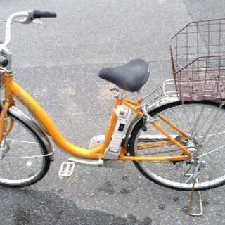 商談中　電動アシスト自転車　バッテリーは去年の