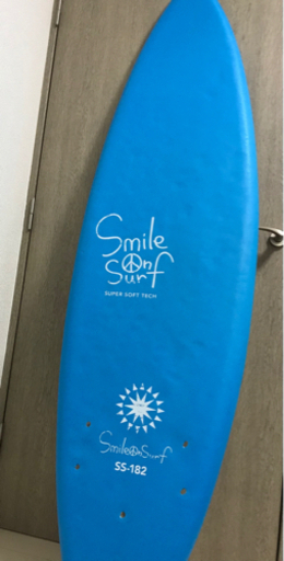 【値下げしました】182cm スマイルオン ソフトボード　ブルー