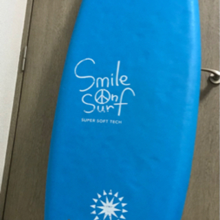 値下げしました】182cm スマイルオン ソフトボード ブルー