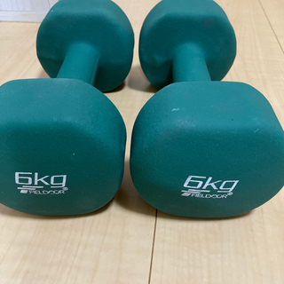 【譲ります‼︎】トレーニングダンベル　6kg の画像