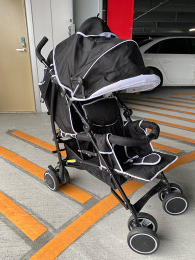 美品✩.*˚2人乗りベビーカー