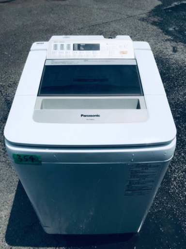 ③‼️8.0kg‼️354番 Panasonic✨全自動電気洗濯機✨NA-FA80H2‼️