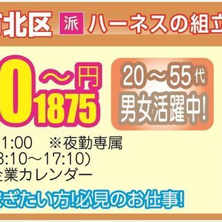 【短期･派遣】3か月程度の短期！簡単軽作業で夜勤専属！稼げる短期の仕事です!年齢は55才位までOK！男女･経験不問です。通勤者歓迎!（交通費上限2万円/月支給）しかも週払いOk！お仕事探しはエヌエス・テックで決めよう！！ご応募お待ちしております♪（※規定あり）の画像
