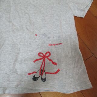 美品☆ KP バレリーナ みみちゃん 半袖Tシャツ 120 110 100■mimiちゃん ミミちゃん ラインストーンの画像