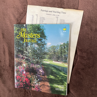1991 Masters Journal マスターズゴルフのパン...