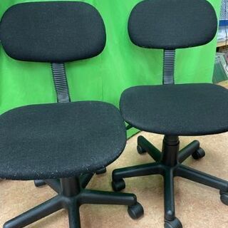 【無料】事務椅子2脚　お譲りします。