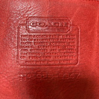 coachのショルダーバック