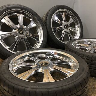 【輸入タイヤ 265/40R22】【LODIO DRIVE ロデオドライブ PURE SPIRITS HUSSAR 22インチ 8.5J6HPCD139.7+14】2019年製 バリ溝　(VVT322MS) クレジットカード QR決済可能