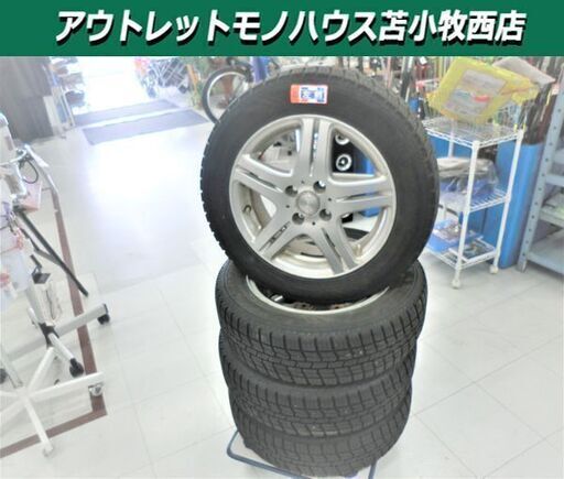 アルミホイール 冬タイヤ 4本セット DUFACT DF5 ノーストレック 2019年 175/65R15 PCD100 4穴 5.5J 15インチ オフセット50 苫小牧西店