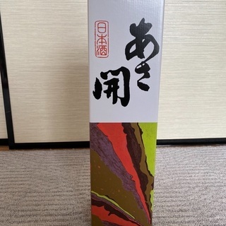 日本酒　あさ開上撰1.8L (未開封)