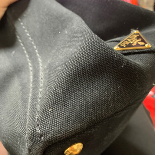 PRADA カナパ トートバッグ 黒 L