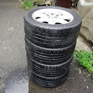 ベンツEクラス純正アルミホイールつきタイヤ 田園調布 引取りのみの画像