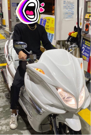 早い者勝ち　バイク売ります　マジェスティc売ります　白マジェ　マジェ