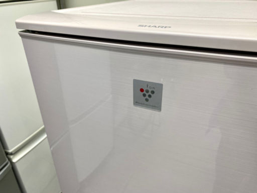 SHARP プラズマクラスター 2ドア 冷蔵庫 どっちもドア ベージュ系 2015