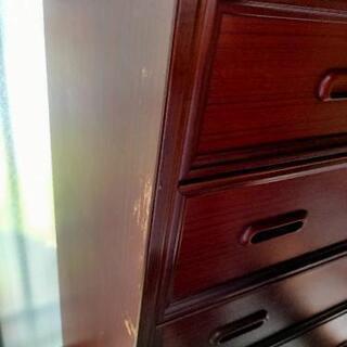 【譲ります】タンス6段、側面、上部にすり傷ありの画像