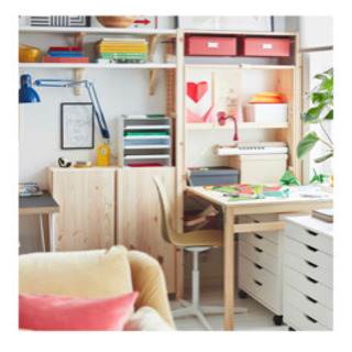 IKEA IVAR イーヴァル　棚板とワインラックの画像