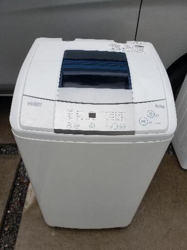 【引取手決定済み】Haier/全自動洗濯機 6.0㎏ ハイアール JW-K60M 2016年 ステンレス槽 風乾燥 しっかり洗浄\n\n