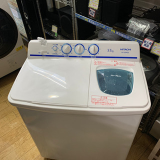 ⭐️必見⭐️2019年製 HITACHI 5.5kg2槽式洗濯機 美品 PS-55AS2 青空 日立