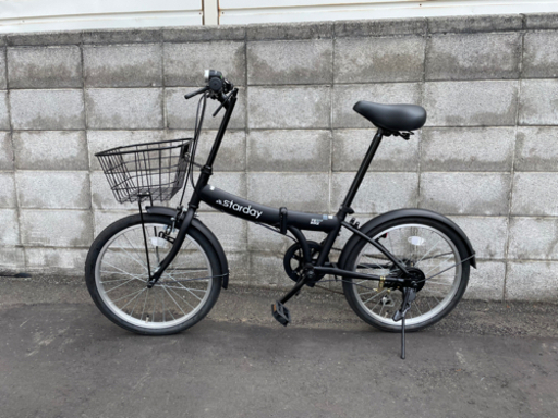 【ほぼ新品】折りたたみ自転車 6段切替