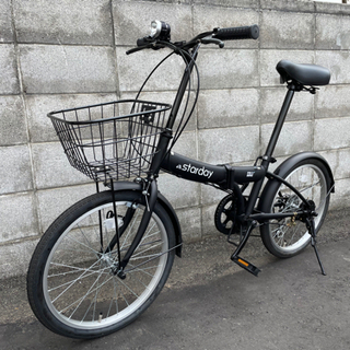 ほぼ新品】折りたたみ自転車 6段切替