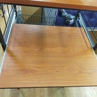 【着払い対応可能！！旧鹿児島市内送料無料】 リサイクルストアスターズ城西店オシャレデザイン　レンジラック　ブラウン×ブラックの画像