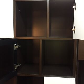 【愛品館市原店】モノクロカラー枠型TVボード【管理IIF007863-104】の画像