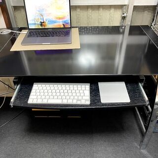 【PCデスク】　L字デスク　ブラックの画像