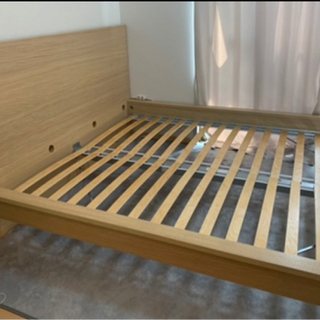 IKEA イケア MALM マルム クイーンサイズ ベッド フレ...