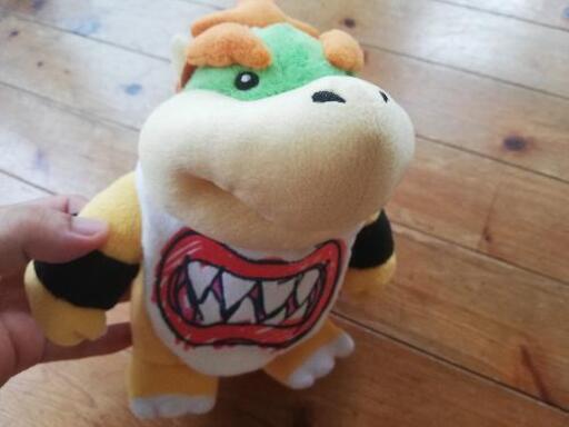 スーパーマリオ　クッパjr　ぬいぐるみ　三英貿易