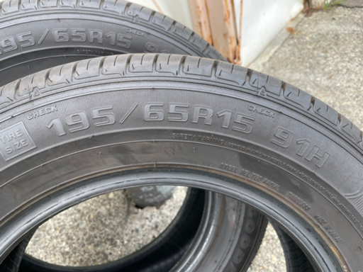 決まりました【195/65R15】グッドイヤー　GTエコステージ　バリ山4本