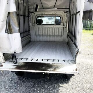 ハイゼット 軽トラック 2WD　車検付き　幌車　リアカーテンタイプ　ATの画像
