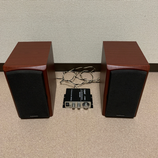 【KENWOOD】スピーカー＋パワーアンプ　セット